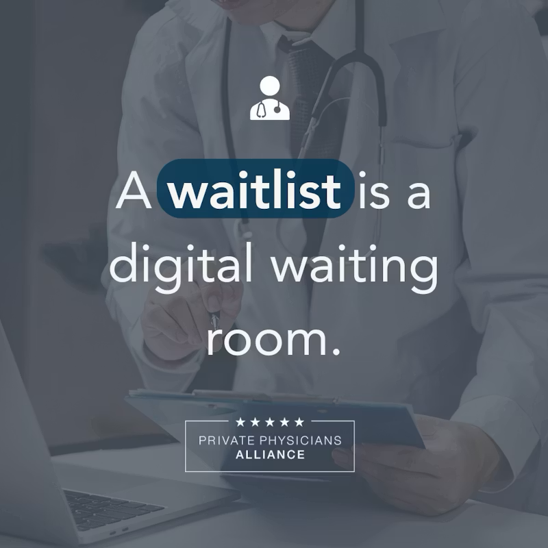 A waitlist is a digital waiting room.